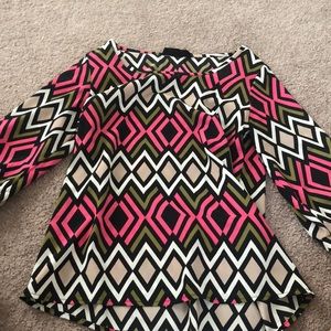3/4 length boutique blouse
